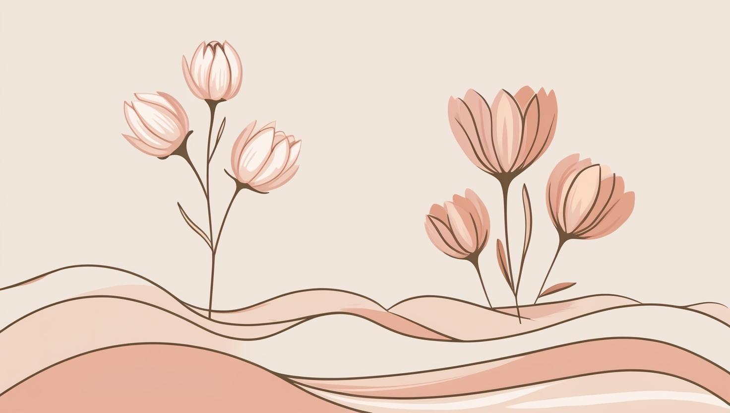 Abstract illustration or minimalist image representing growth and changes